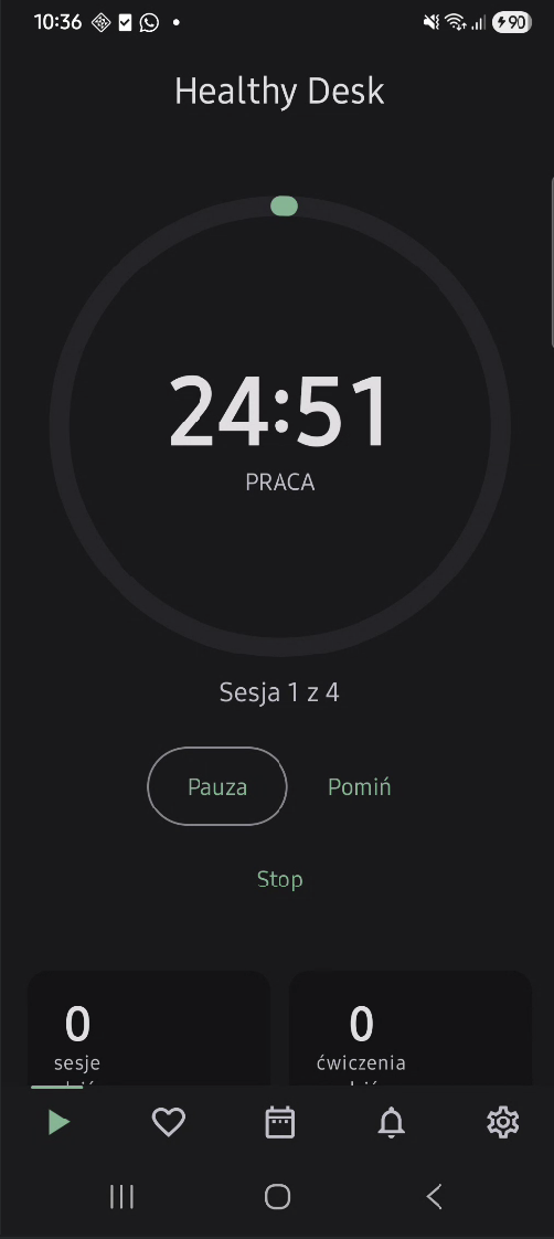 HealthyDesk - Screenshot 3 showing product features and functionality