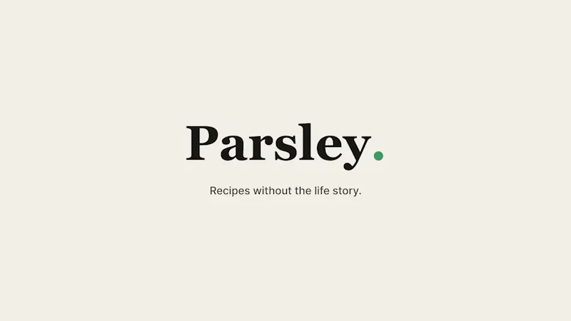 Parsley screenshot 1 (video preview)