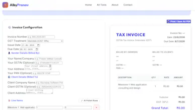 AIbyPranav — 37+ Free AI Tools gallery image