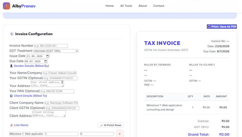 AIbyPranav — 37+ Free AI Tools screenshot 4