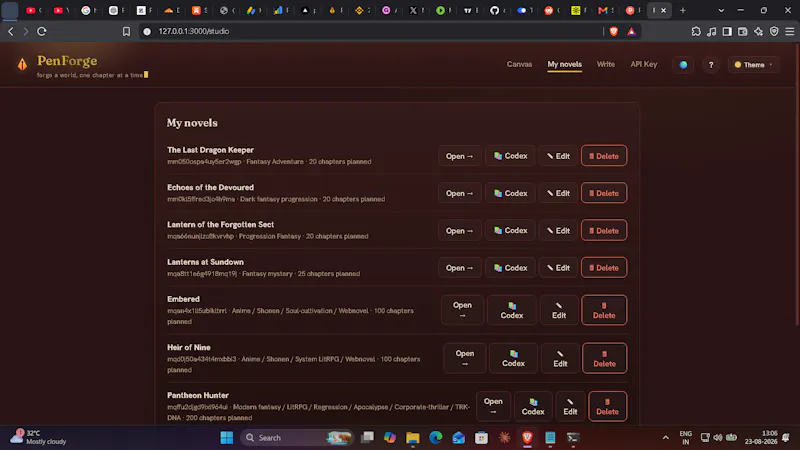 PenForge- Story Intelligence for Writers screenshot 4