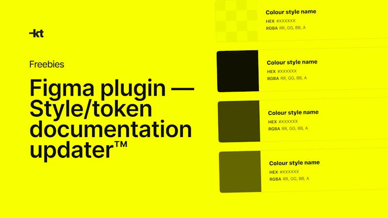 Style/token documentation updater™  screenshot 2