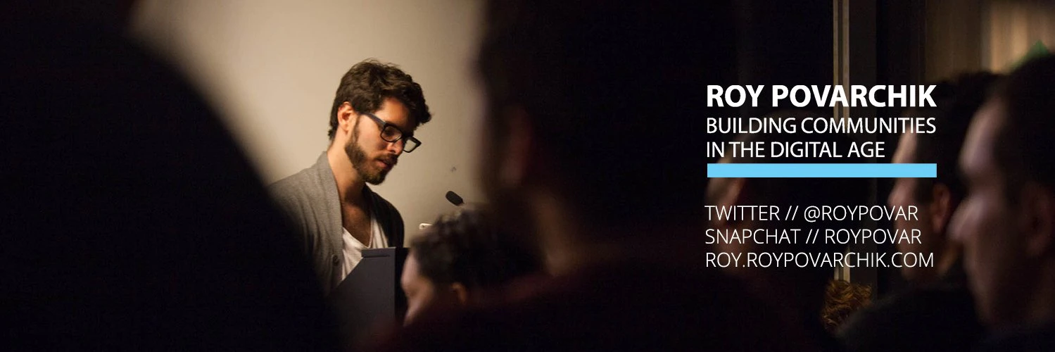 Roy Povarchik cover