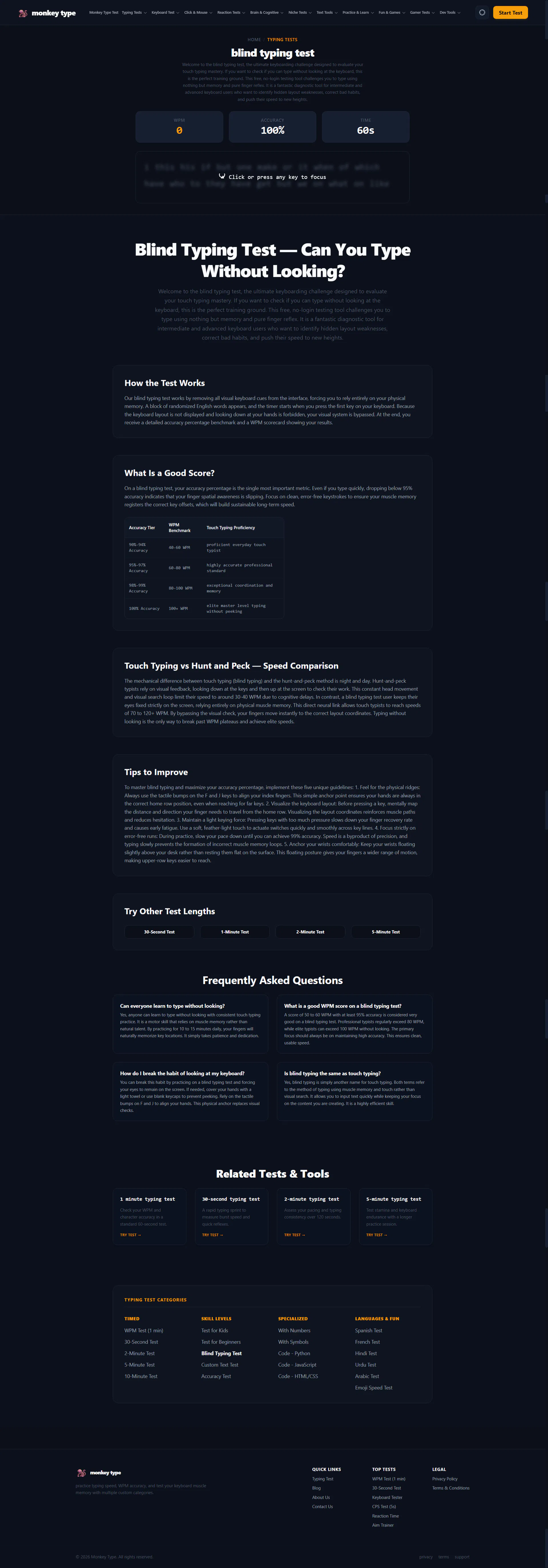 Monkey Type Test gallery image
