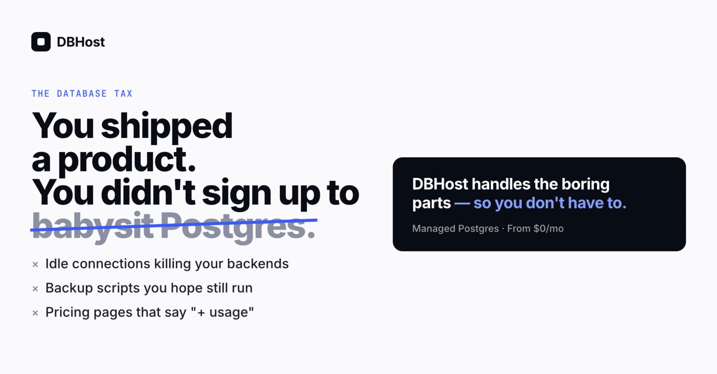 DBHost screenshot 5