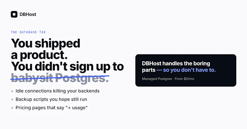 DBHost screenshot 2