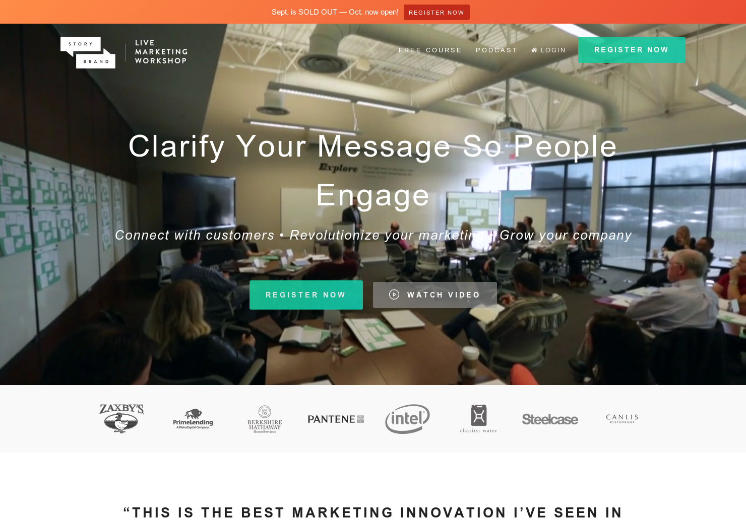 Storybrand Workshops