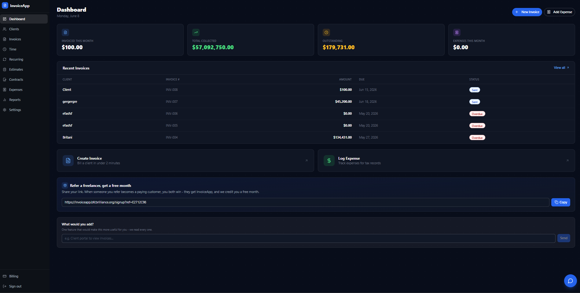 InvoiceApp gallery image