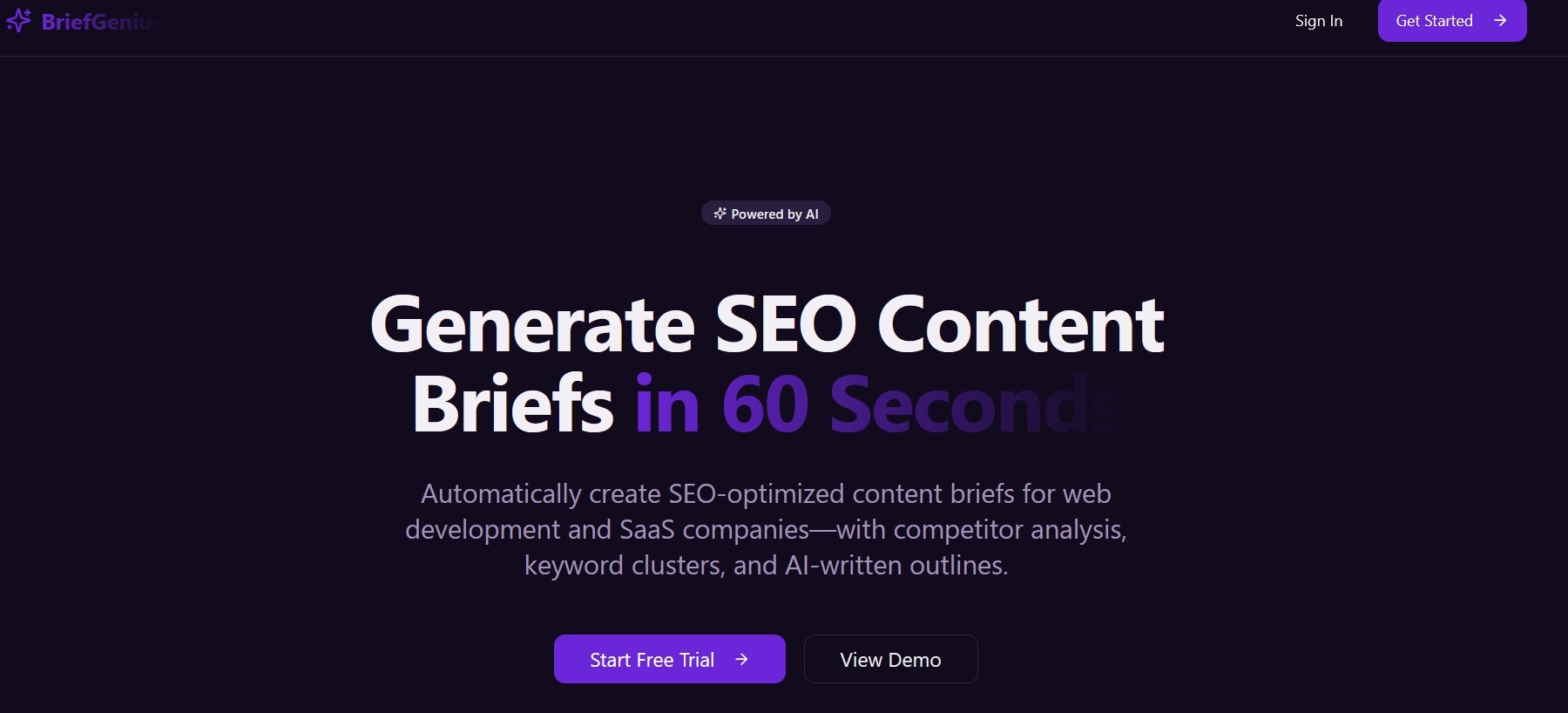 BriefGenius gallery image