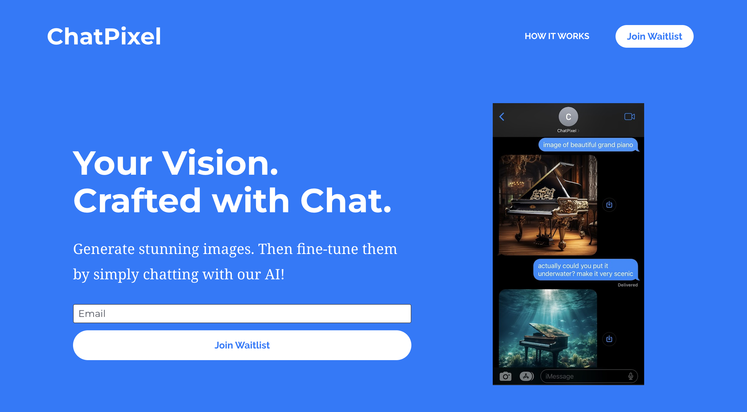 Chatpixel AI - Generieren Sie atemberaubende Bilder, einfach mit KI -Chat Medien 1