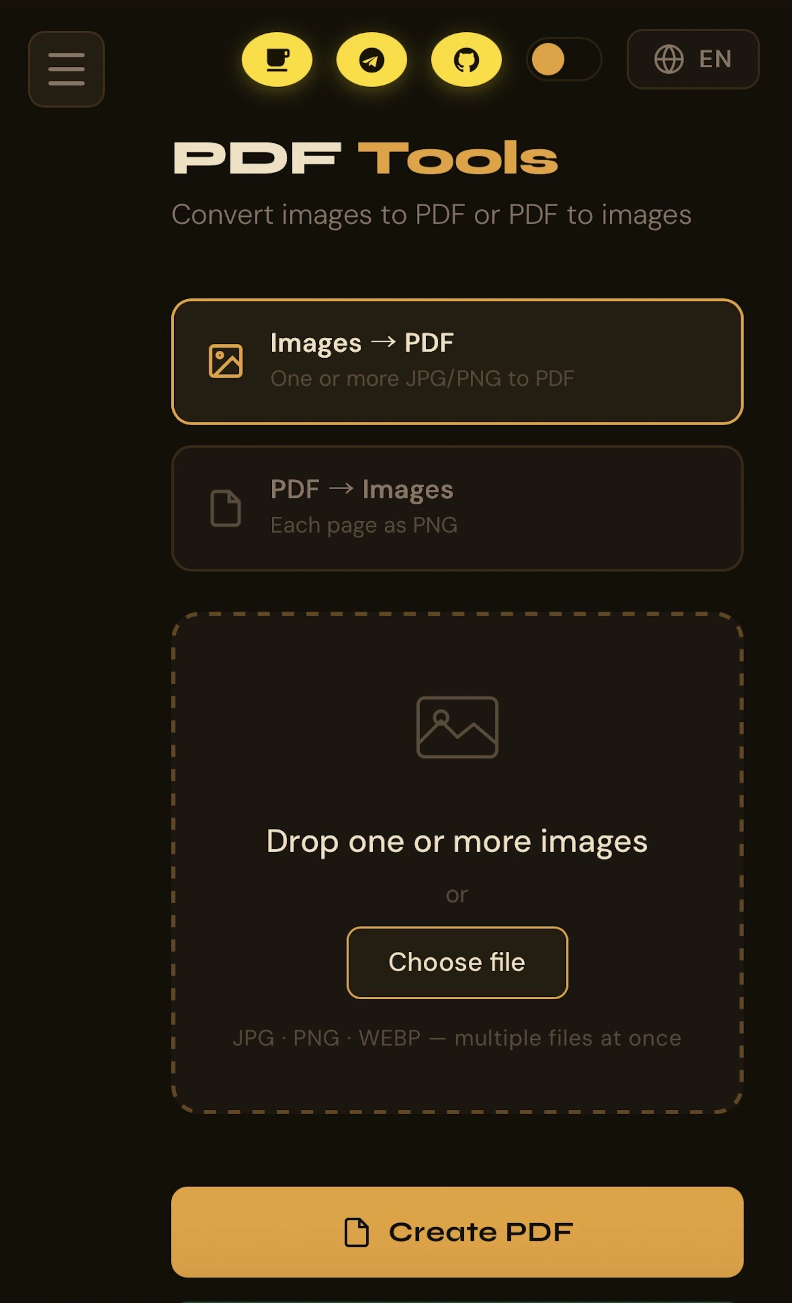 ConvertX screenshot 5