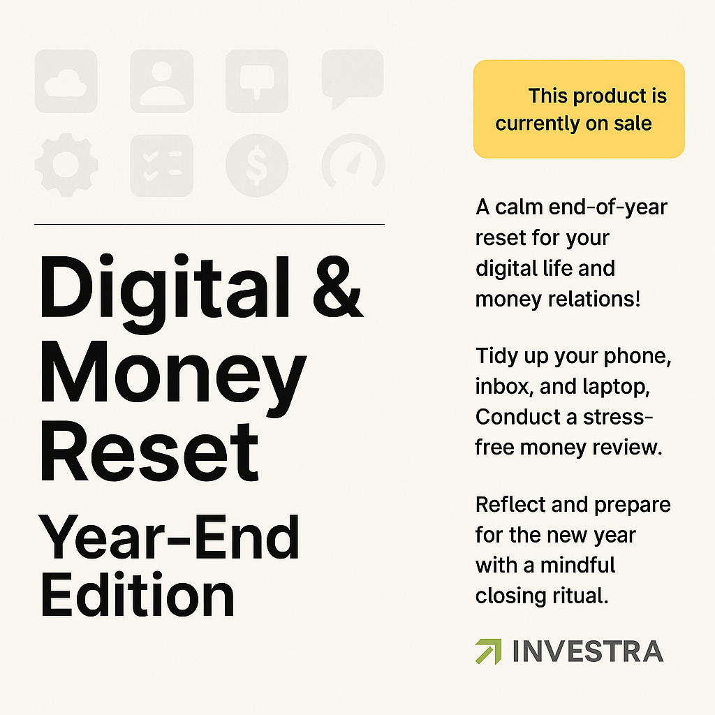 Digital & Money Reset – Year-End Edition - Screenshot 2 showing product features and functionality