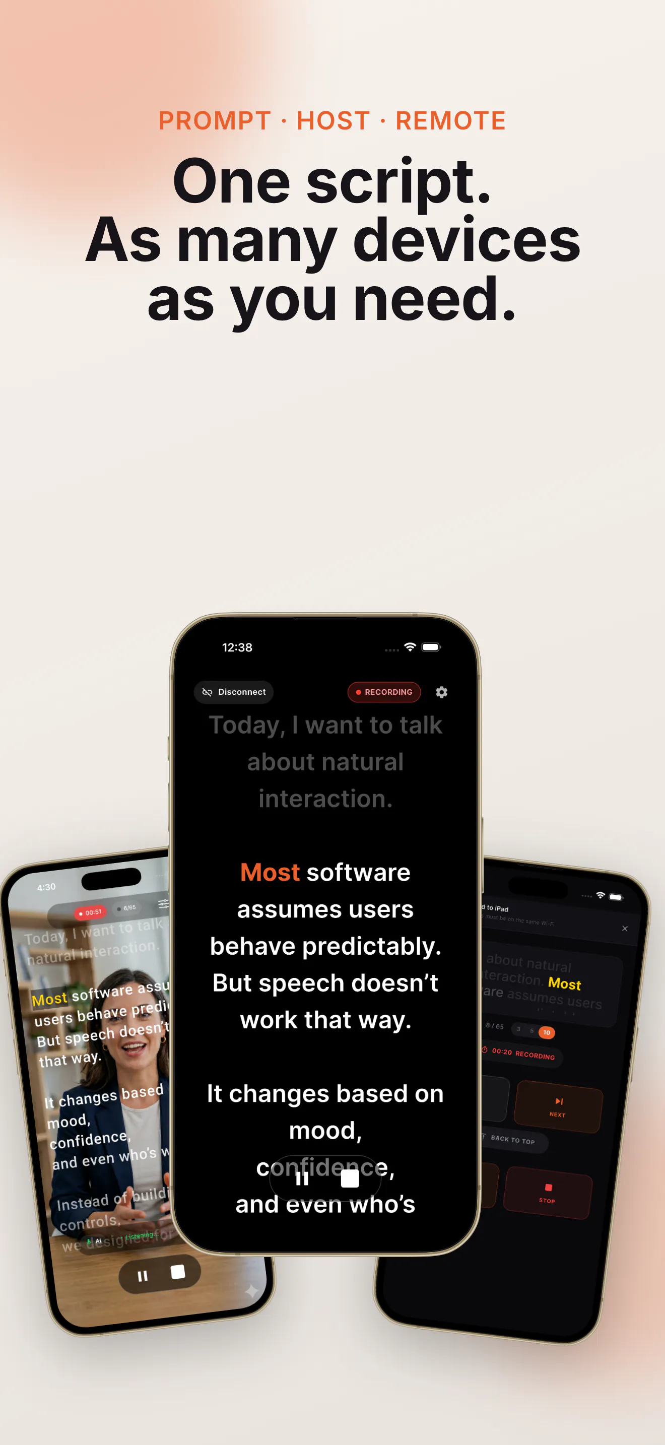 VoiceSync AI Teleprompter gallery image