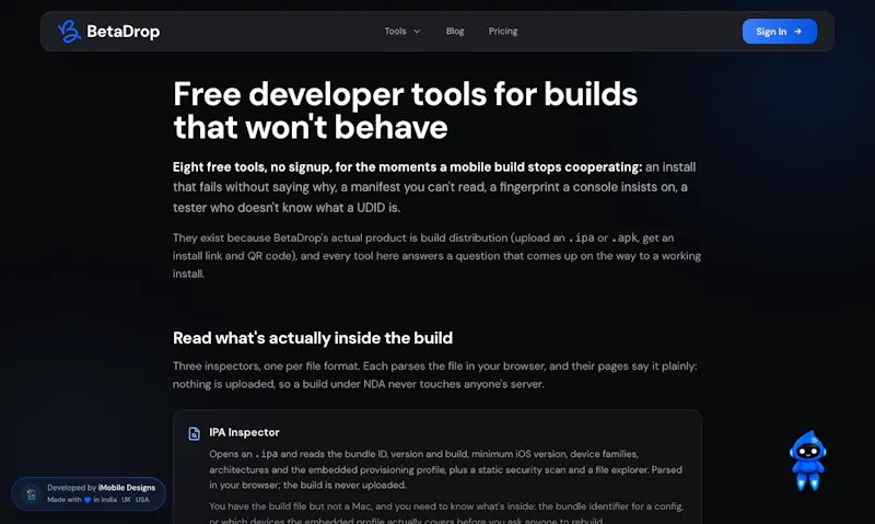 BetaDrop.app screenshot 3