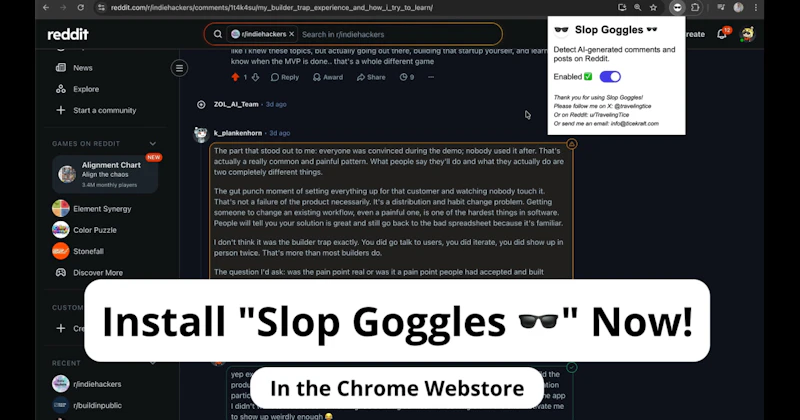 Slop Goggles screenshot 2