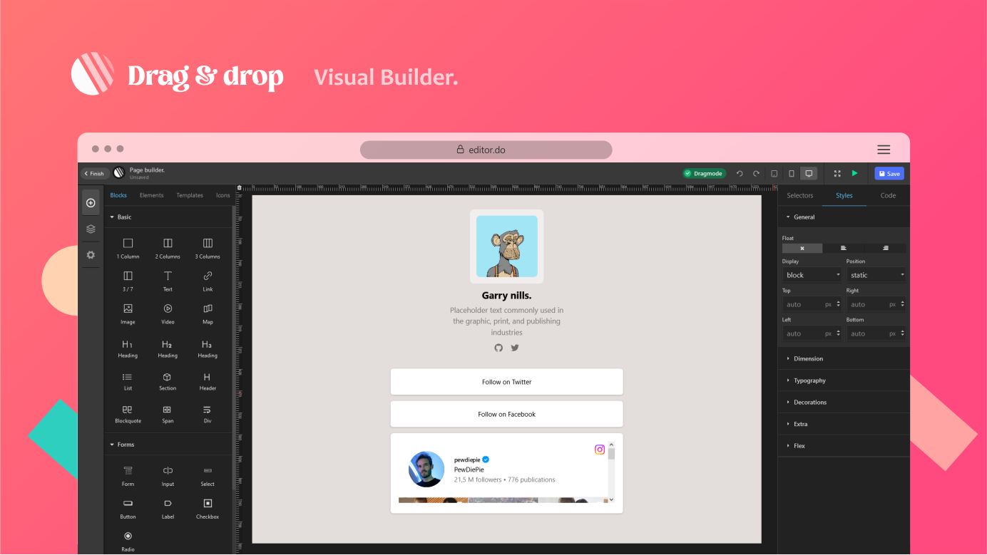 Media Editor.do - IDE ONLINE ALL-IN-One, Visual Builder and Host 5