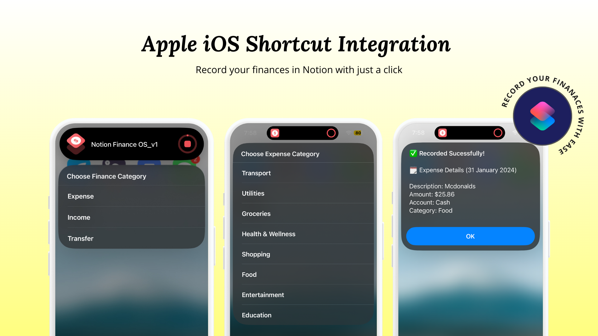 금융 OS (통합 W iOS 바로 가기) - 재정 권한 강화 : 한 번의 클릭, 무한한 가능성 미디어 3