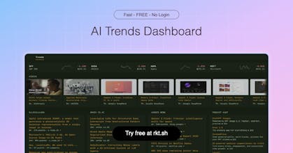 Rocket Ship - AI Trends Dashboard gallery image