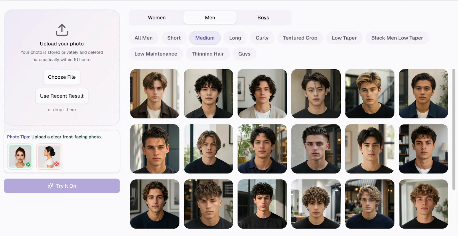AI Hairstyle screenshot 2