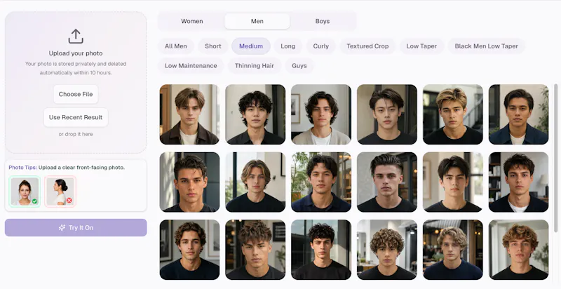 AI Hairstyle screenshot 2