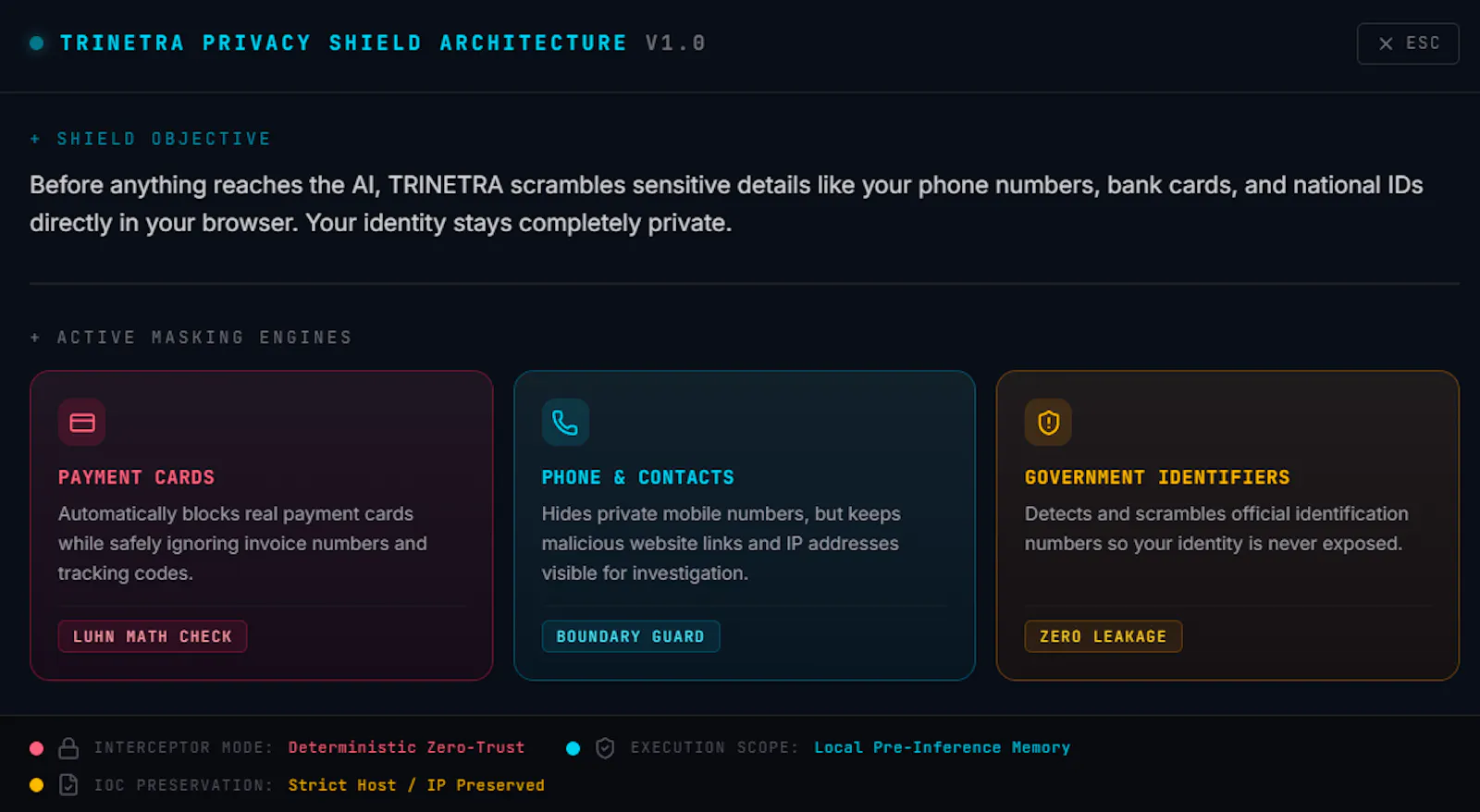TRINETRA screenshot 4