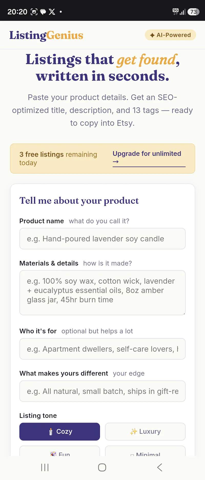 ListingGenius screenshot 3