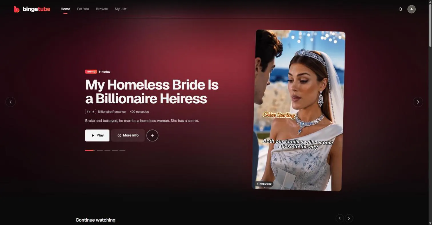 BingeTube gallery image