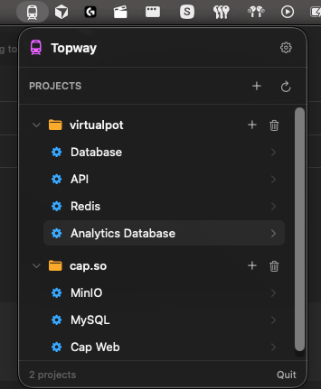 Topway - Main product screenshot demonstrating key features and user interface