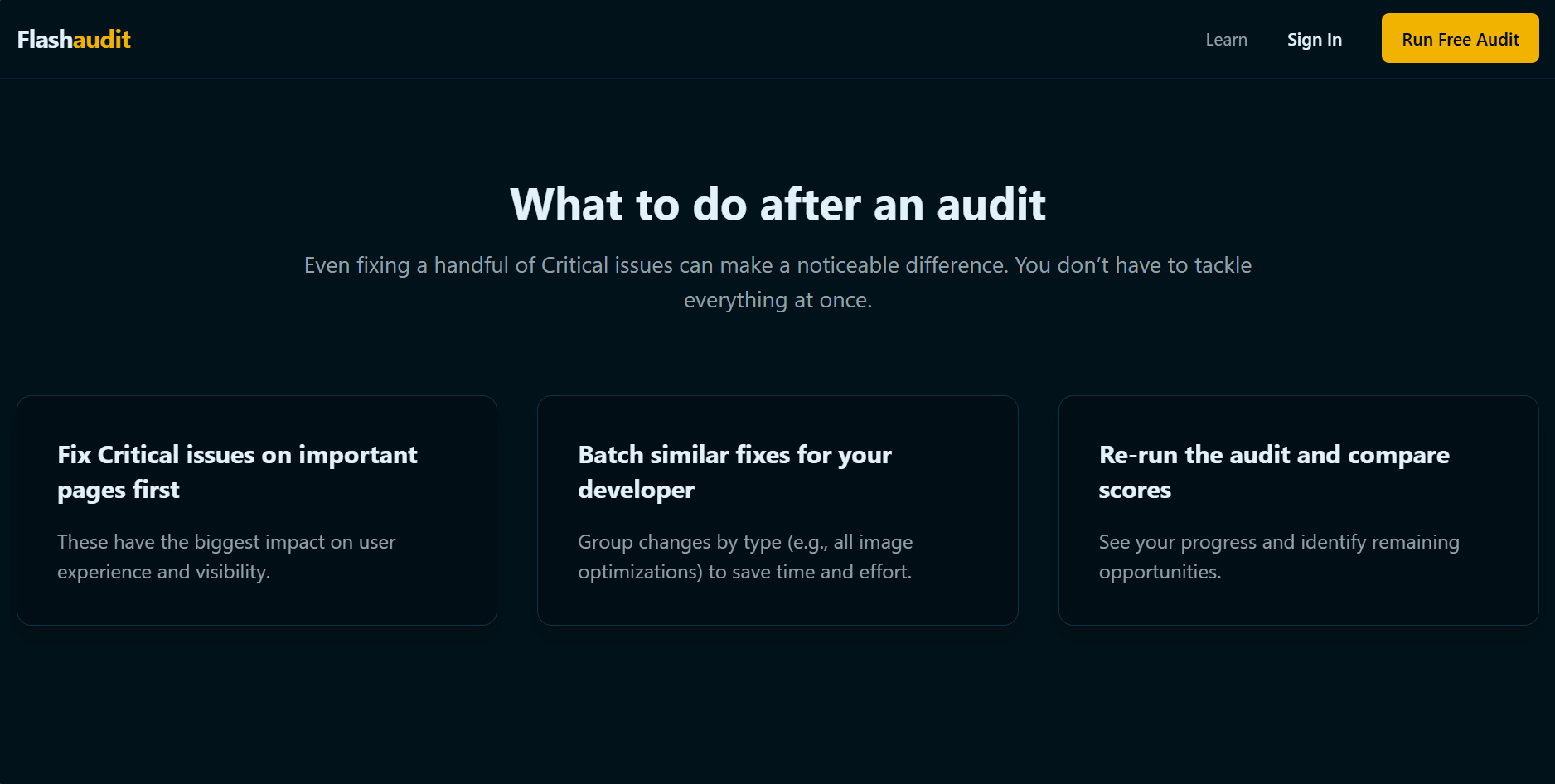 FlashAudit gallery image
