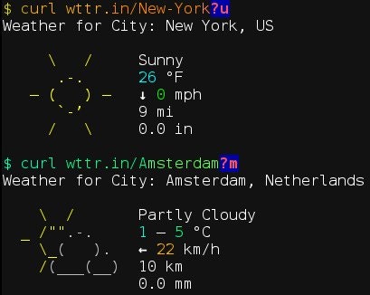 wttr.in gallery image