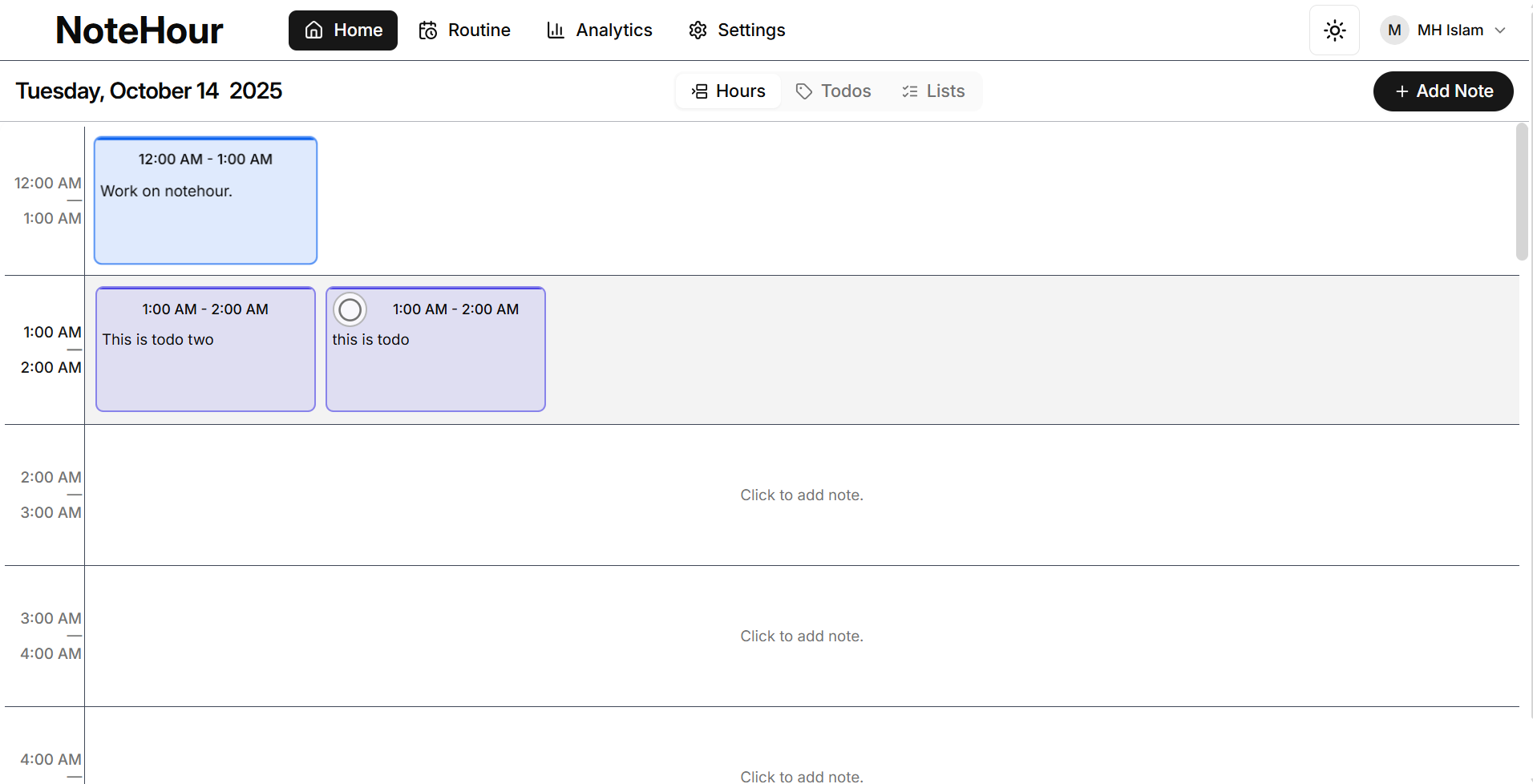 NoteHour gallery image