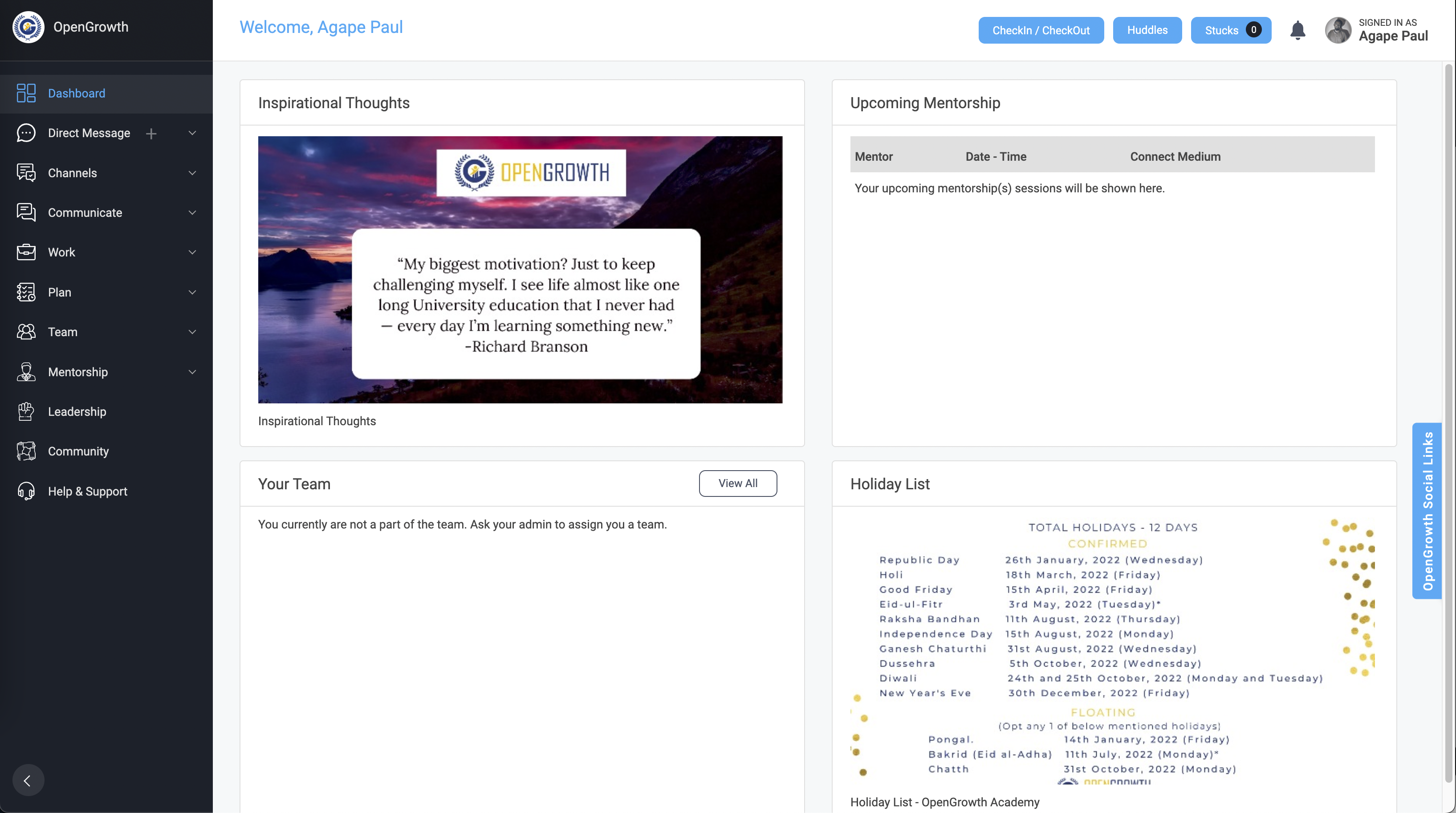 OpenGrowth Hub - เครื่องมือการทำงานร่วมกัน media 1