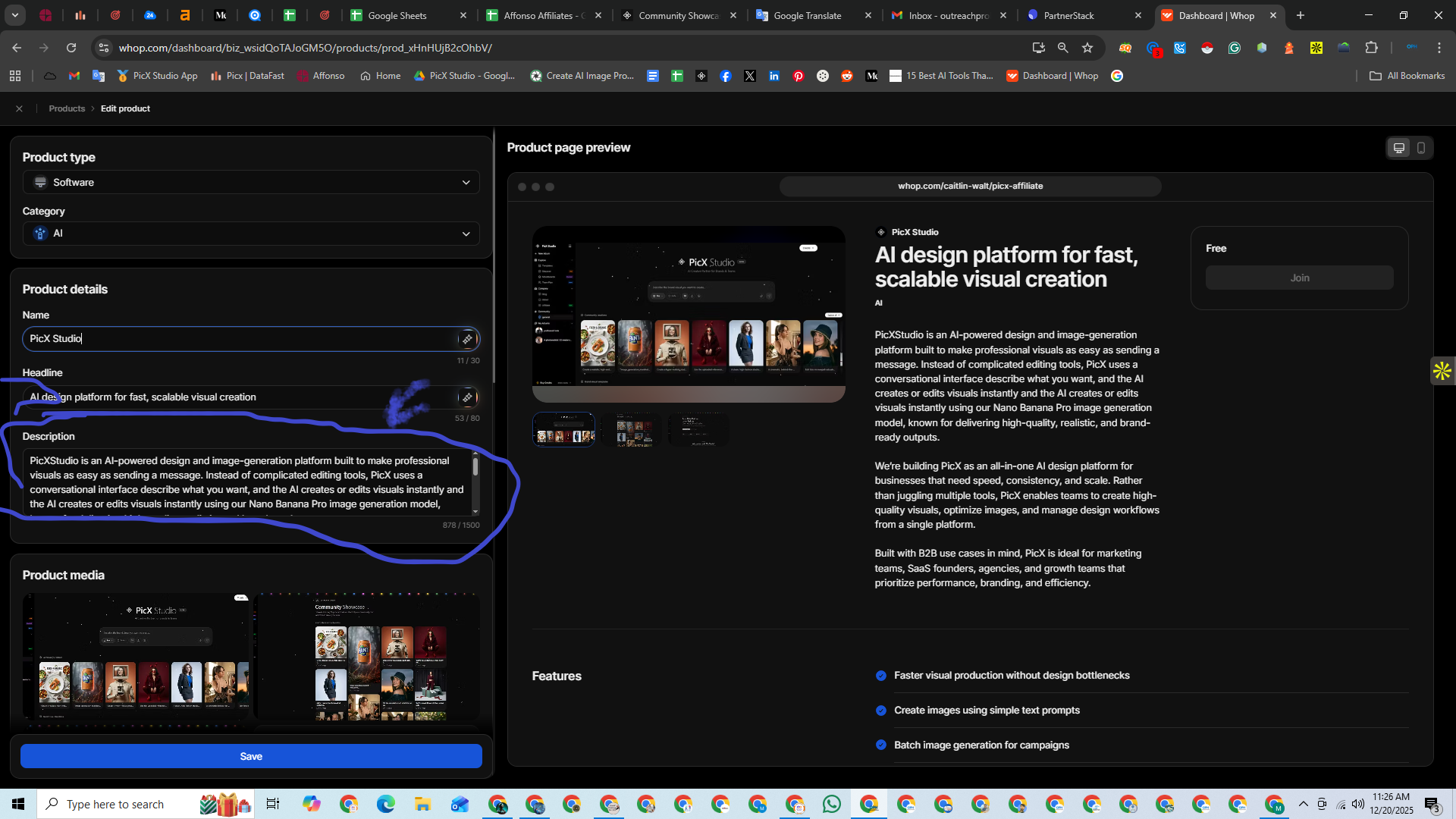 PicXStudio - Screenshot 2 showing product features and functionality