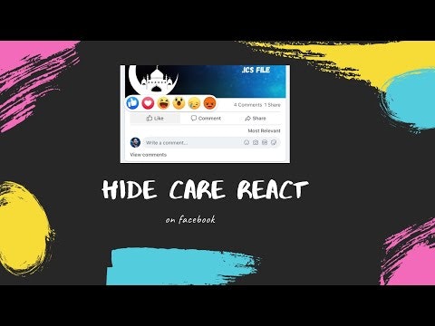 Hide Care React  on Facebook Chrome Extn gallery image