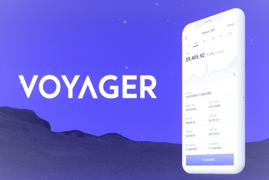 Voyager No-Fee Crypto Trading gallery image