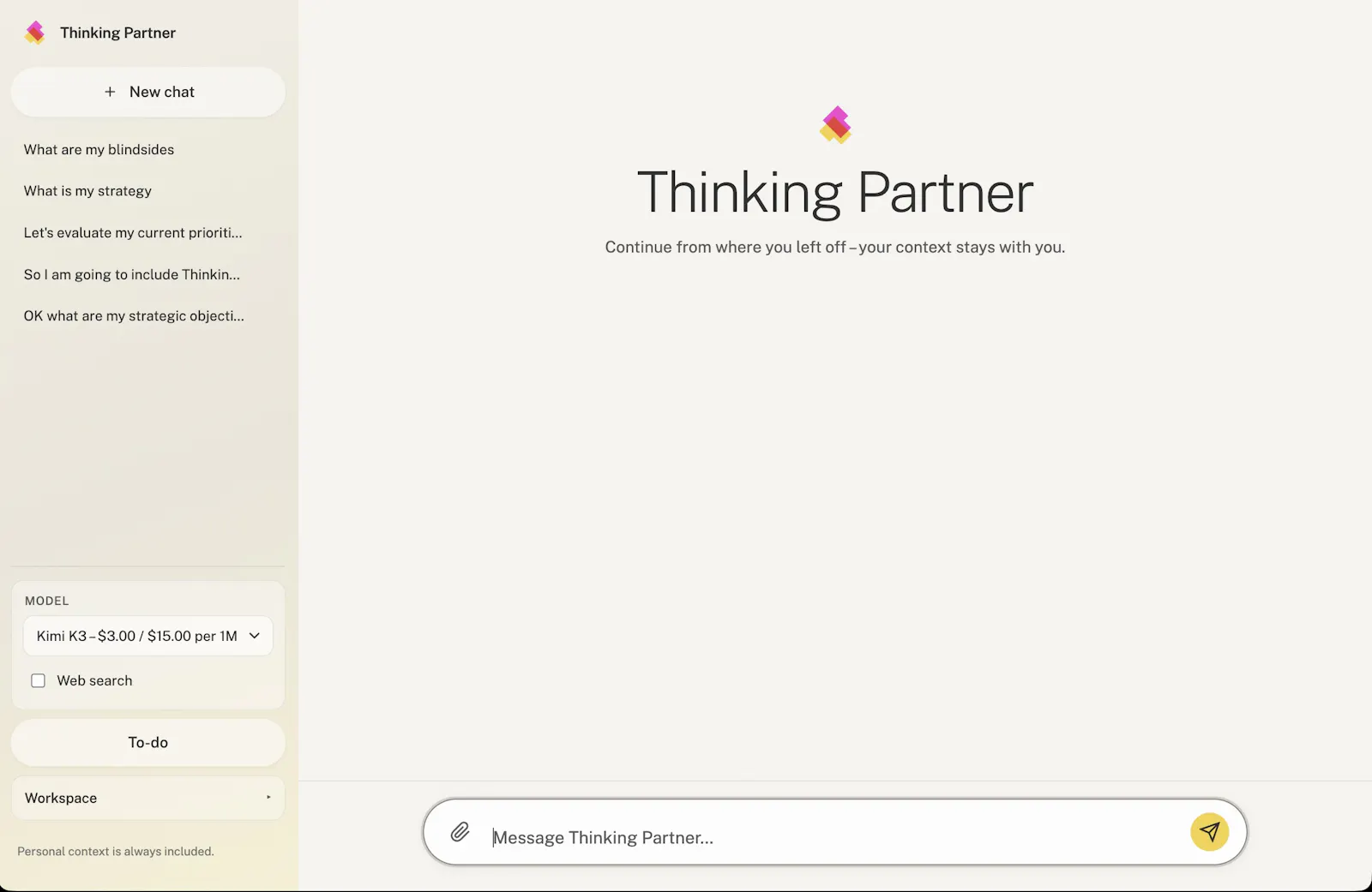 Thinking Partner screenshot 1