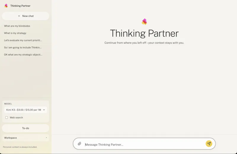 Thinking Partner screenshot 1