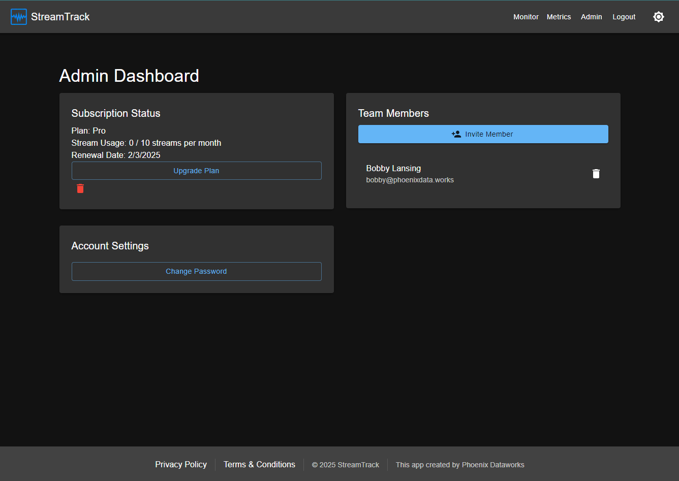 StreamTrack media 3