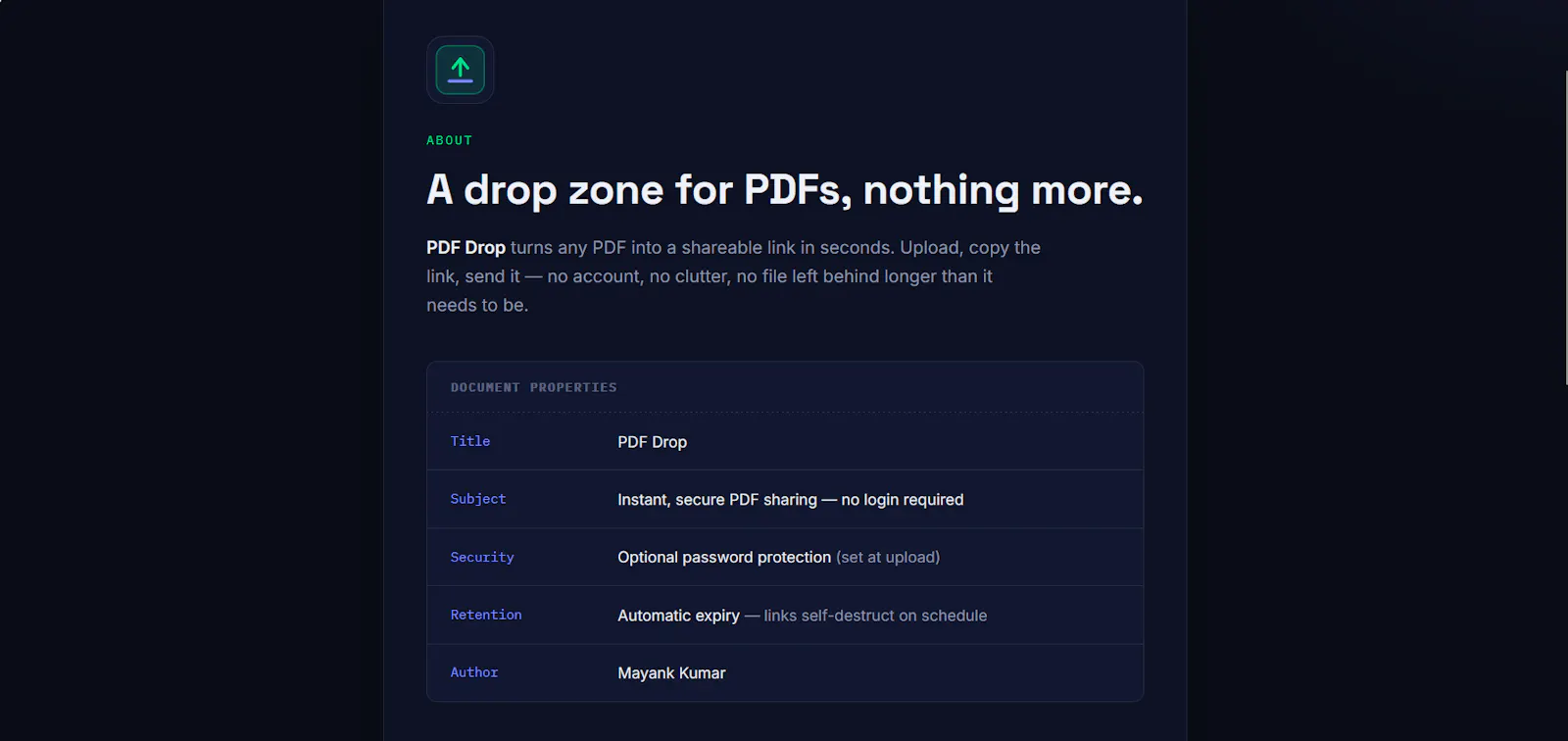 PDF Drop screenshot 2