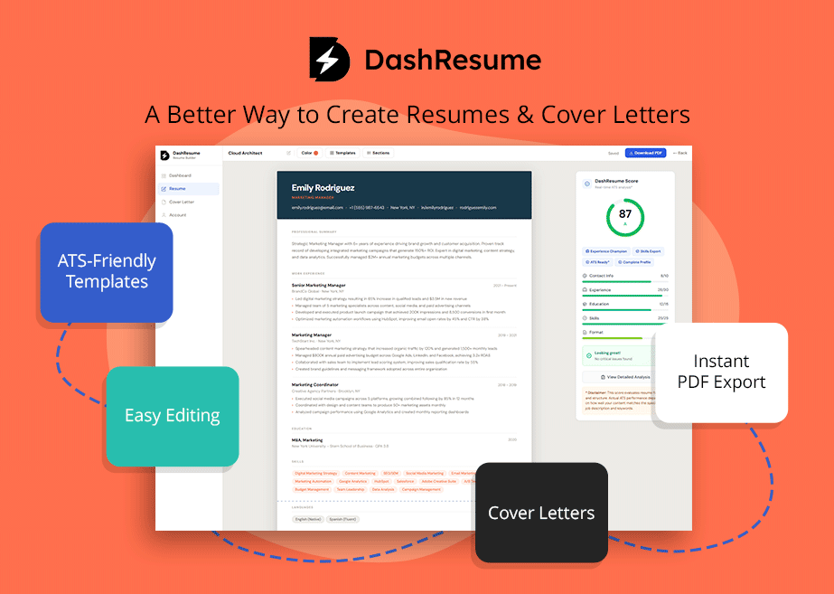 DashResume.com gallery image
