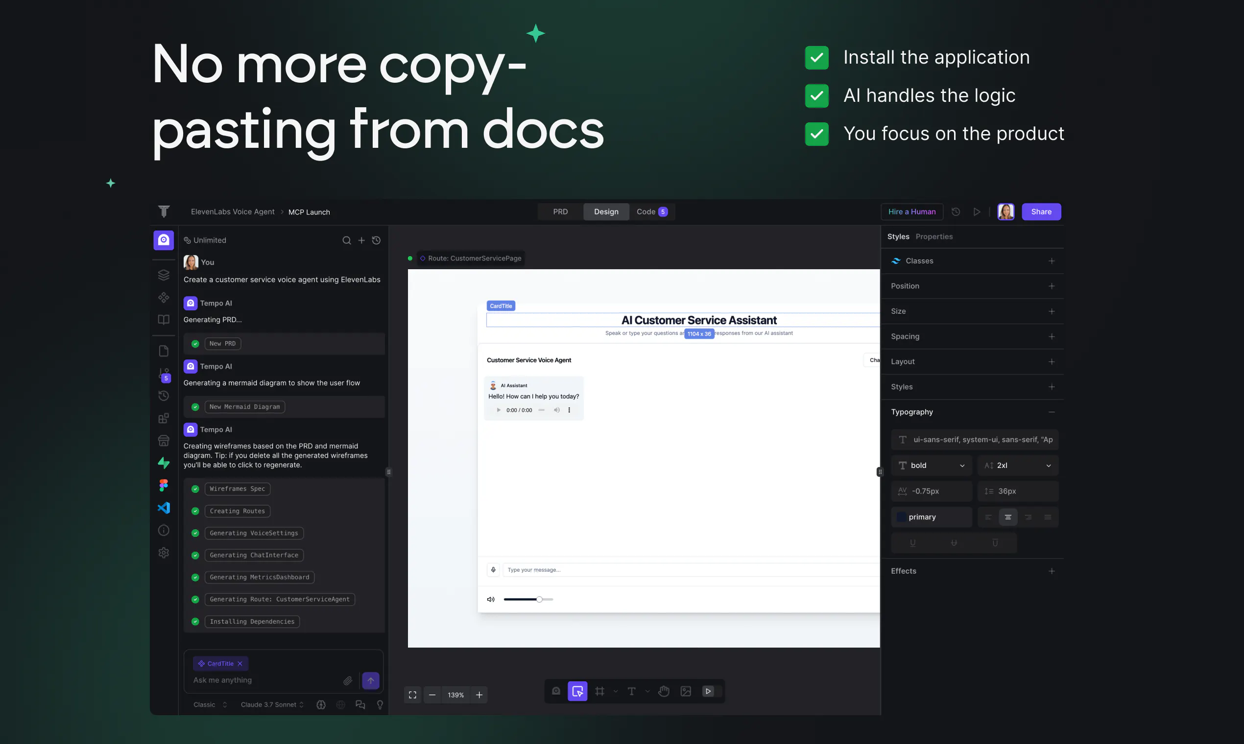 Tempo : Visual Editor for React, Powered by AI | Product Hunt