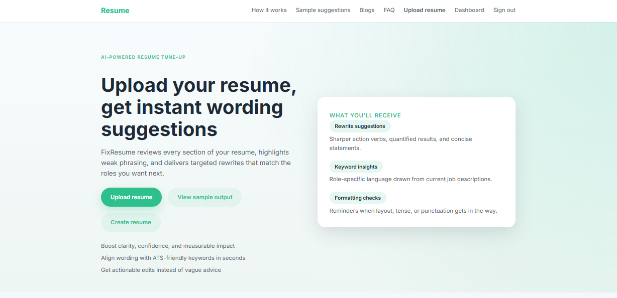 ResumeAITools – AI Resume Optimizer gallery image