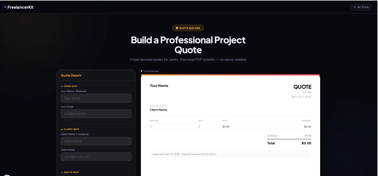 FreelancerKit gallery image