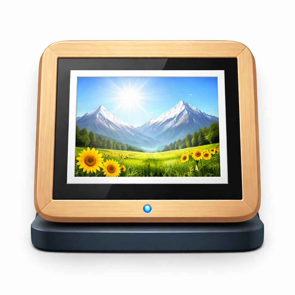 PhotoStory Frame - Product Hunt launch logo