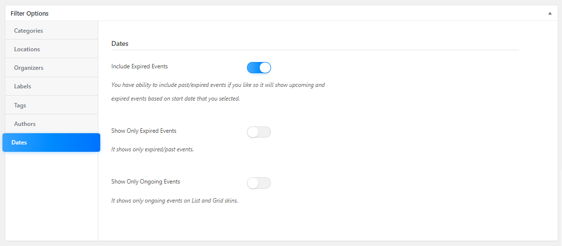 Modern Events Calendar gallery image