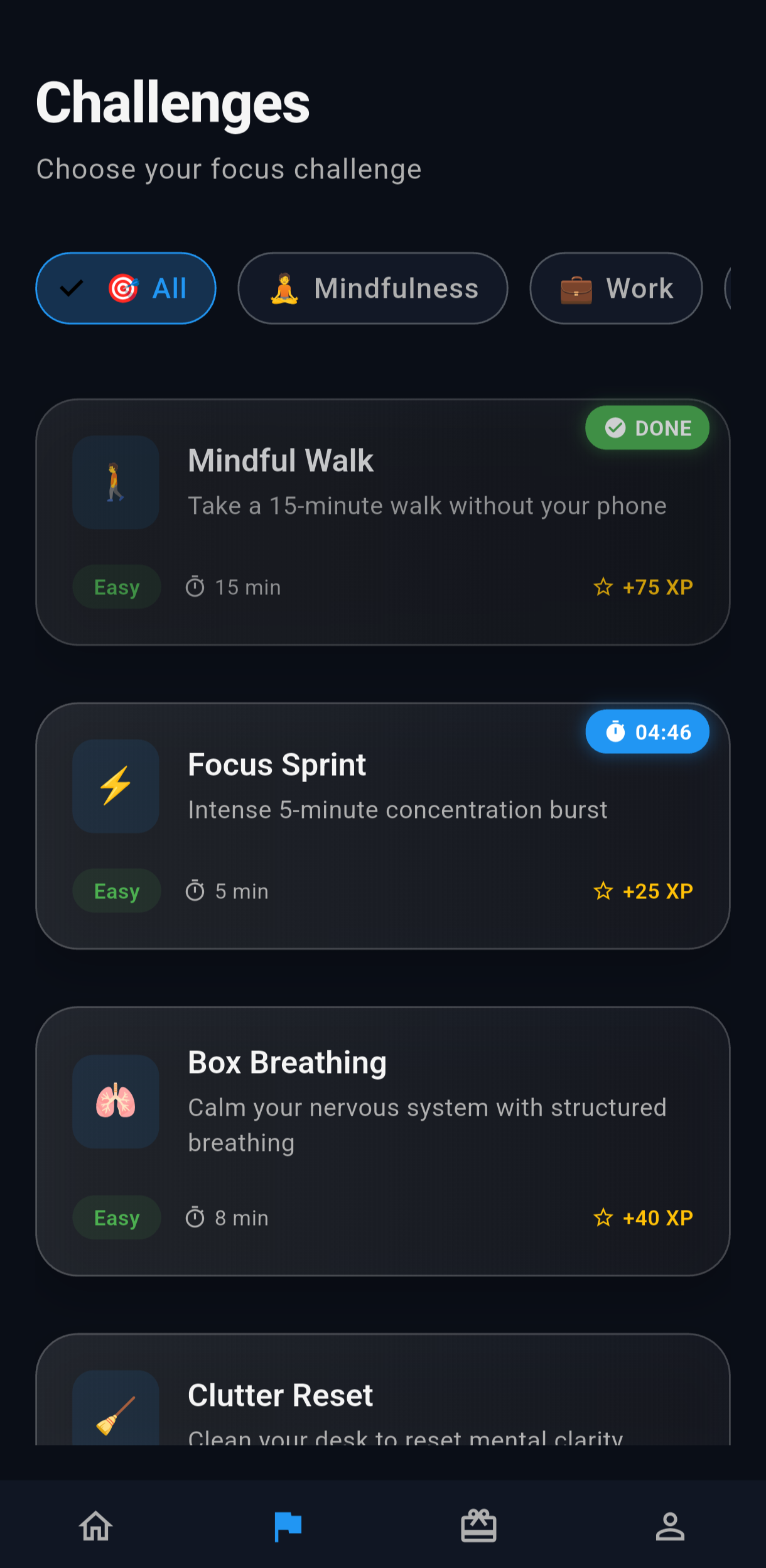 Balance: Focus Restore - Screenshot 2 showing product features and functionality