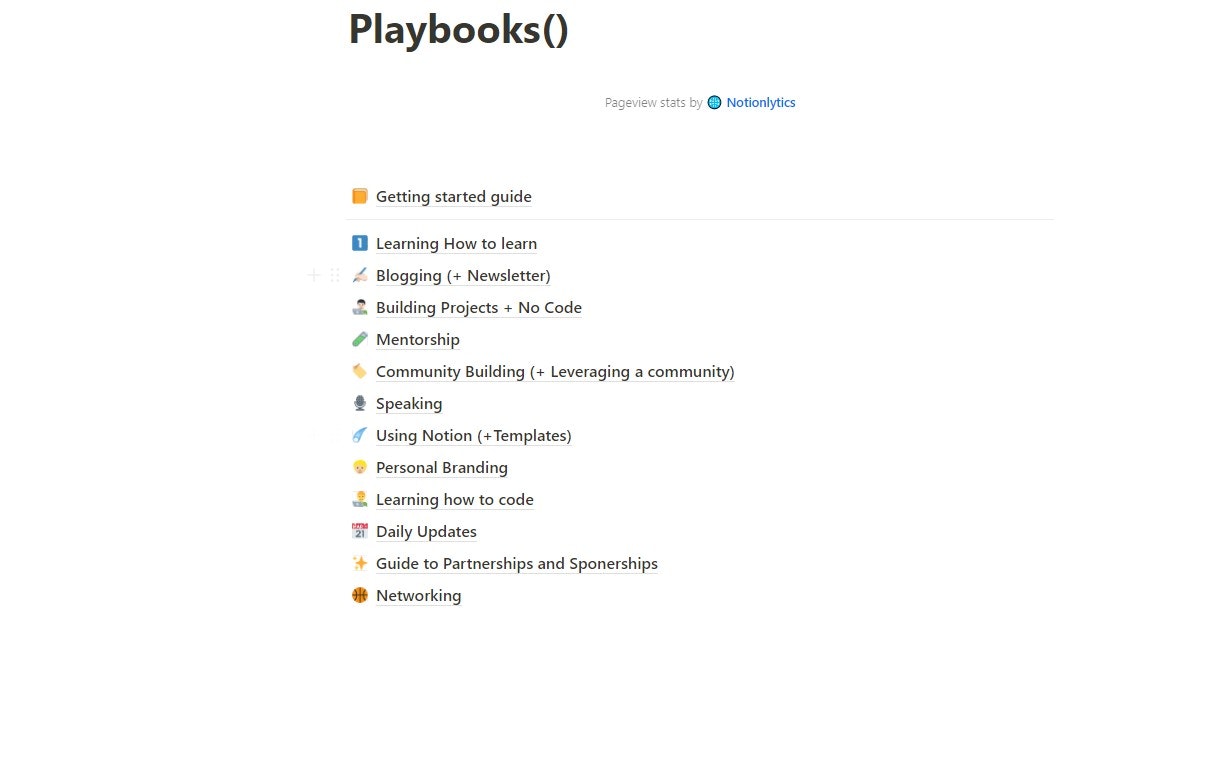 Playbooks for Life gallery image