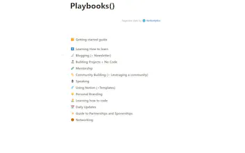 Playbooks for Life gallery image