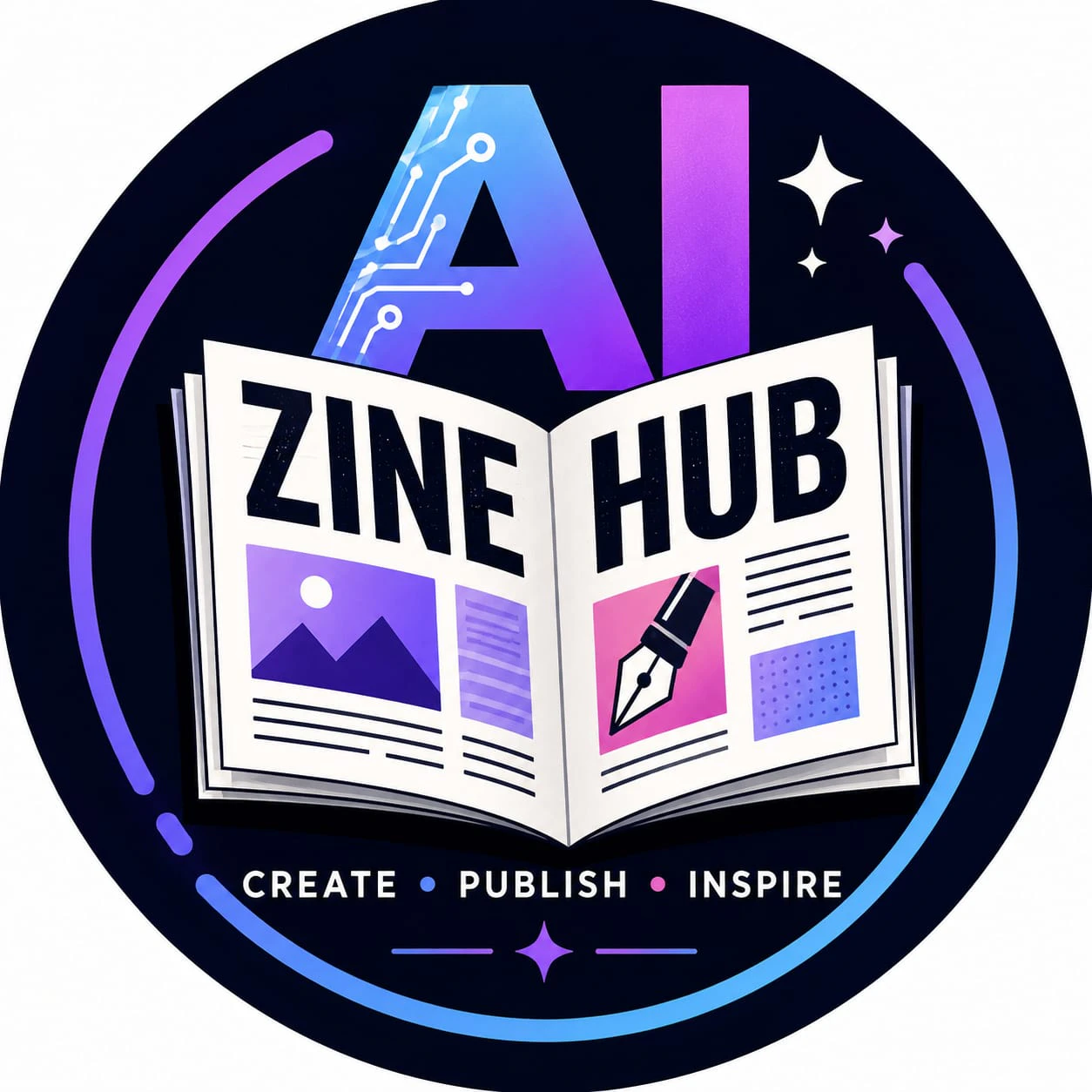 ai zine hub logo