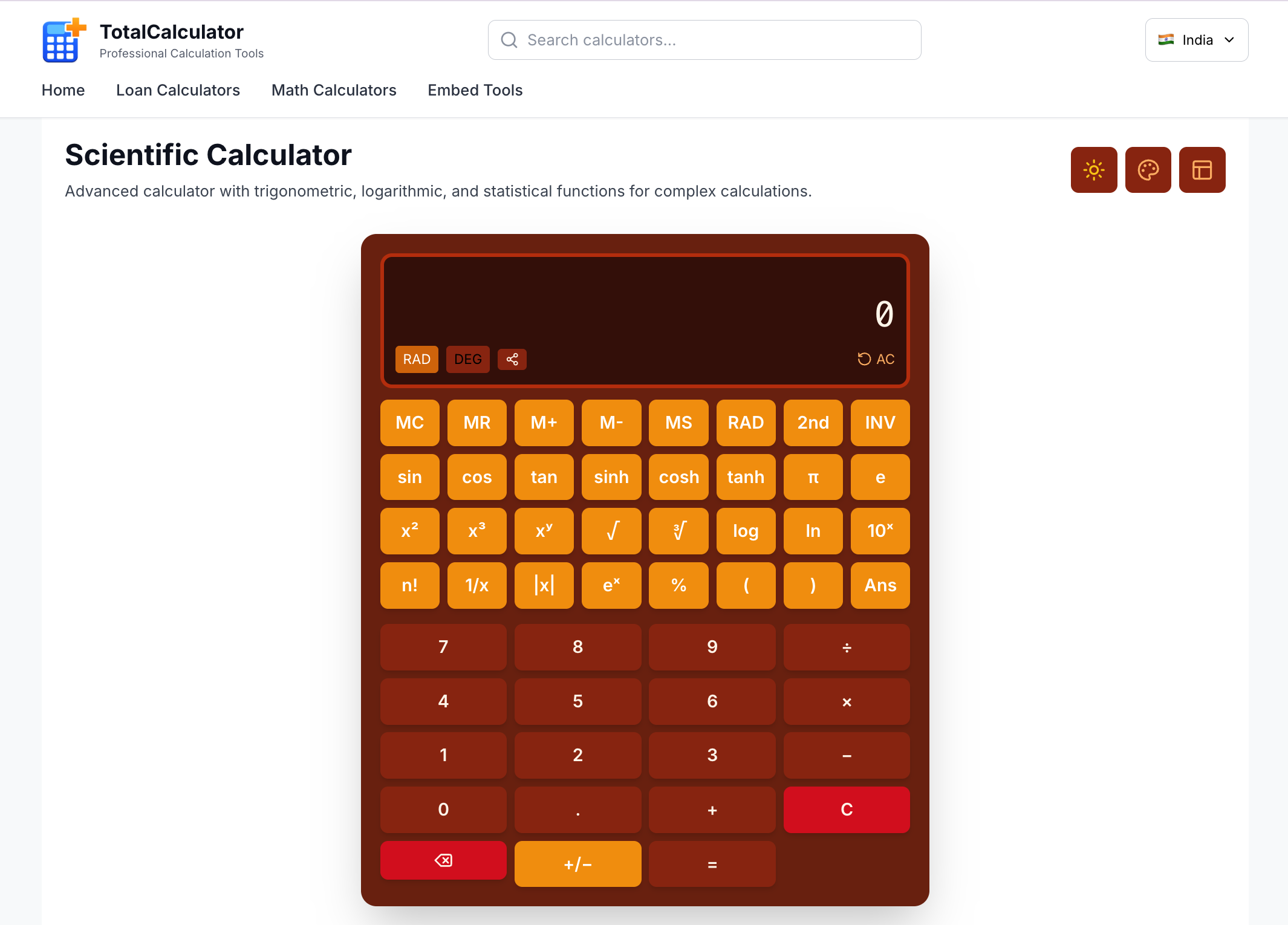 TotalCalculator  - Screenshot 2 showing product features and functionality